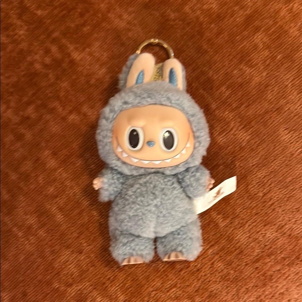 Blue Plush Keychain Accessory - Picture 6 of 7